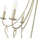 Eisley 6 Light 28.5 inch Modern Gold Chandelier Ceiling Light